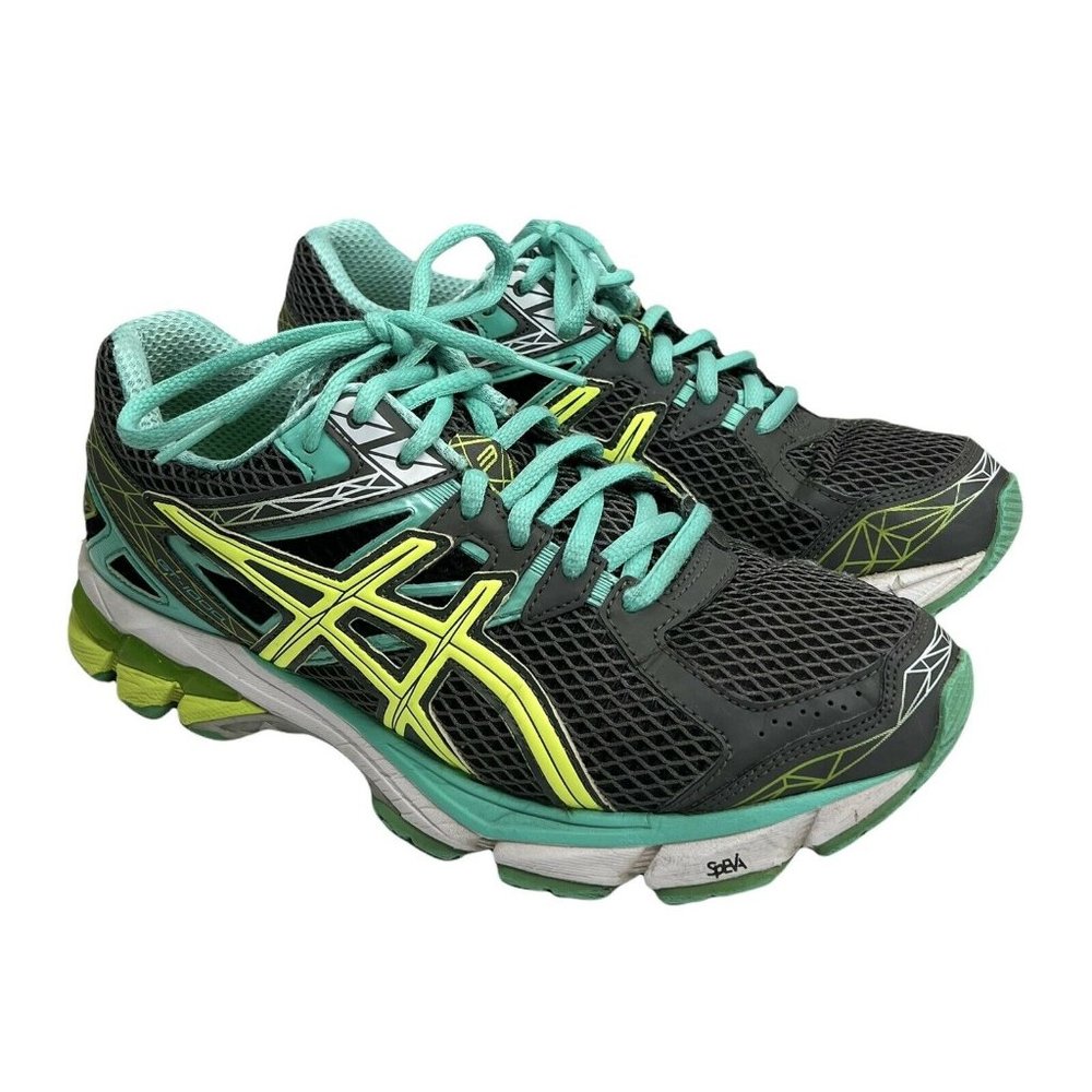 Asics GT 1000 T4K8N Grey Green Size 7 Athletic Running Sneaker Shoes